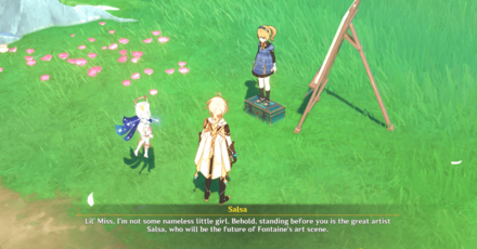 Genshin Impact - Good Stuff, but Terrible Taste Quest Guide - Talk to Salsa