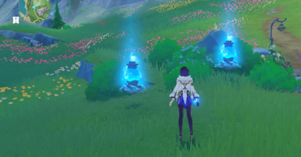 Genshin Impact - Good Stuff, but Terrible Taste Quest Guide - Hydro Crystal Puzzle 1