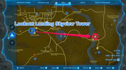 TOTK - Rebonae Bridge Cave Route