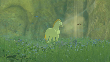 Tears of the Kingdom TOTK - Giant White Stallion