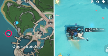 Genshin Impact - In Expert Company Part 2 - Dive in the Water to Get the Box