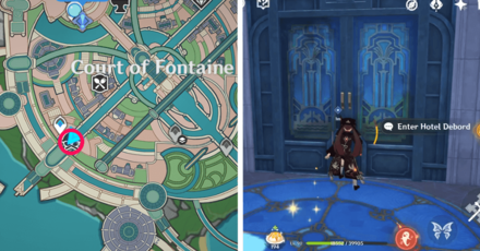 Genshin Impact - Like the Faint Moonlight of Yesteryear Walkthrough - Go to Hotel Debord