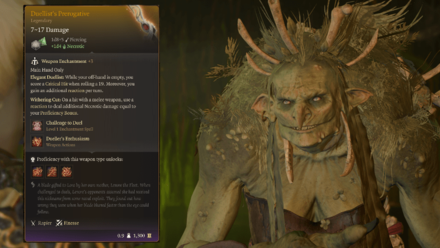 Baldurs Gate 3 - Duellists Prerogative