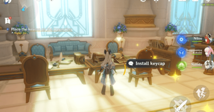 Genshin - A Certain Trifle - Place the Keycap on the Typewriter