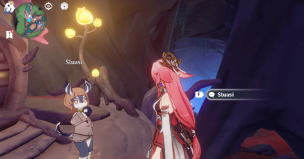 Genshin - Talk to Sluasi