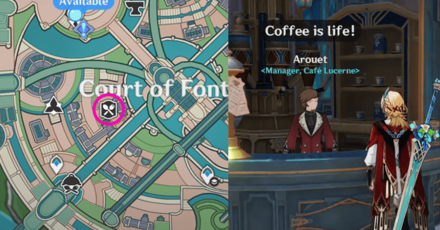 Genshin - Cafe Lucerne Location
