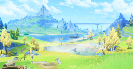 Genshin Impact - Fontaine Viewpoints - Fontaine Hot Springs