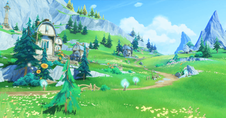 Genshin Impact - Fontaine Viewpoints - The Seaside Village