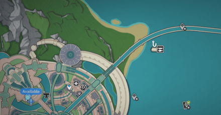 Genshin - Fontaine Fishing Association Location