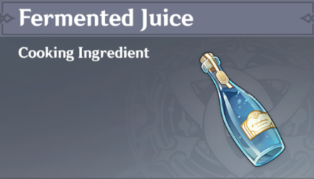 Genshin Impact - How to Get Fermented Juice and Effects