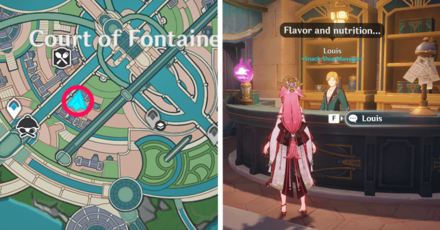 Genshin Impact - Snack Shop Location