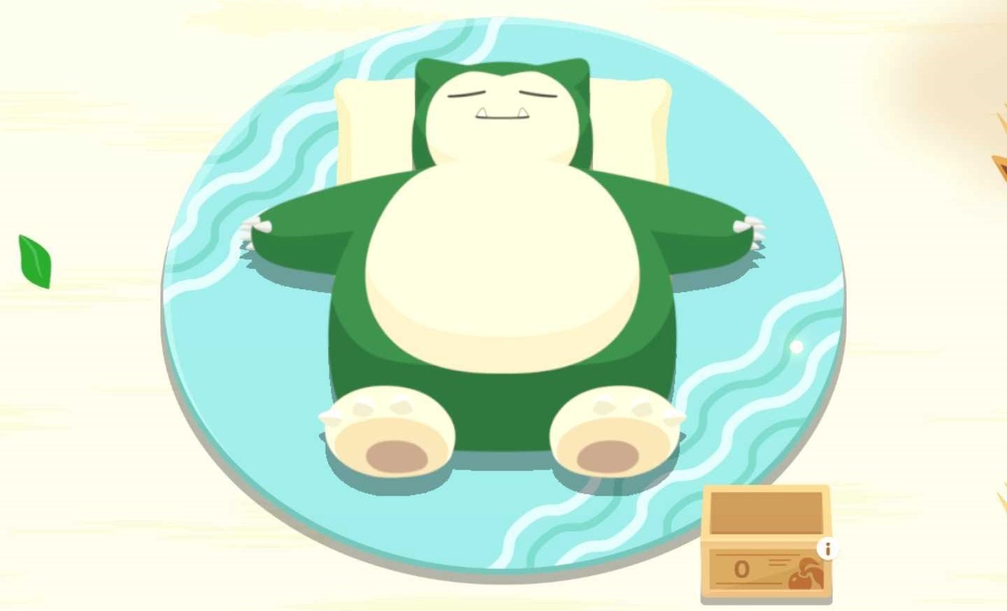 Pokemon Sleep - Cyan Beach Snorlax