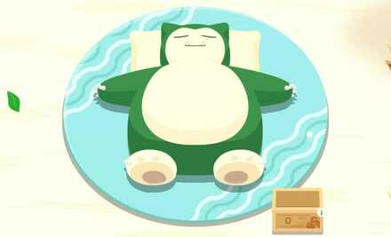 Pokemon Sleep - Cyan Beach Snorlax