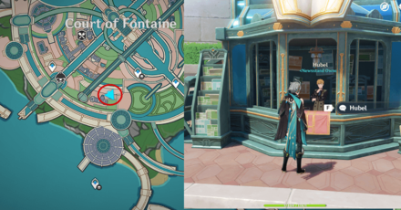 Genshin - Hubel Shop Location