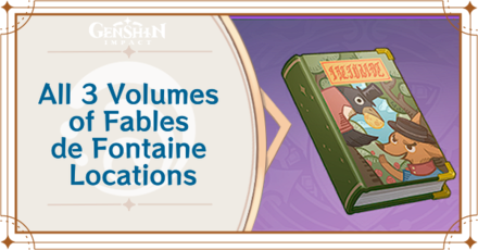 Genshin Impact - Fables de Fontaine Book Locations