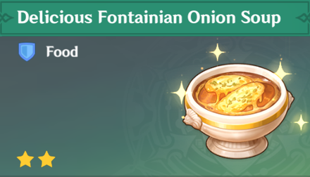 Genshin Impact - How to Get Fontainian Onion Soup and Effects