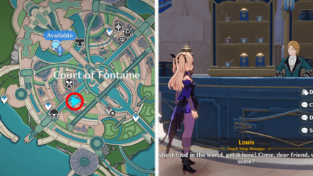 Genshin Impact - Snack Shop Louis Location