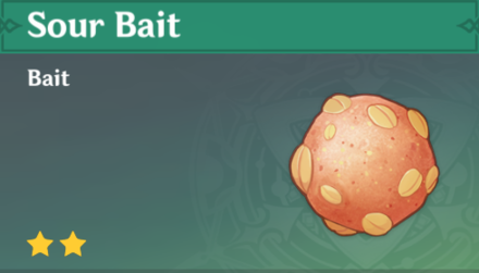 Genshin Impact - How to Get Sour Bait and Effects