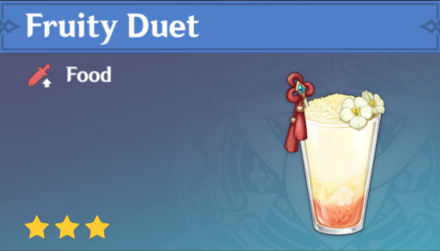 Genshin Impact - How to Get Fruity Duet and Effects