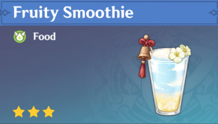 Genshin Impact - How to Get Fruity Smoothie and Effects