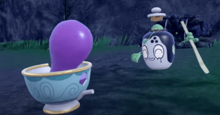 Poltchageist and Sinistea Comparison - Pokemon SV Teal Mask DLC