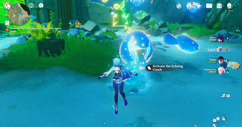 Genshin - Echoing Conch underwater