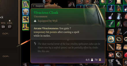 Vivacious Cloak - Baldur