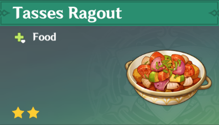 Genshin Impact - How to Get Tasses Ragout and Effects