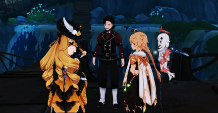 Genshin Impact The Truth, Lost With the Rain Walkthrough - Talk to Florent