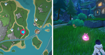 Genshin Impact - Burgundy Umbrellafinch Location 1