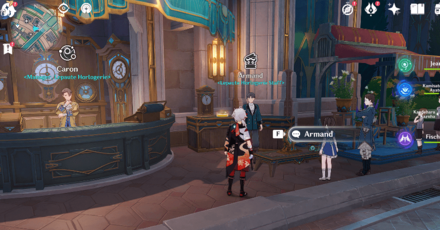 Genshin - Talk to Armand in Fontaine