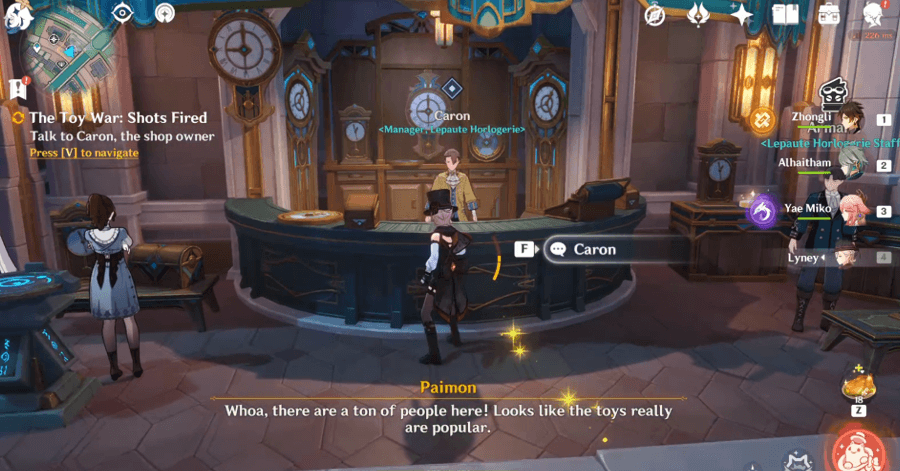 Genshin - Go to Lepaute Horlogerie