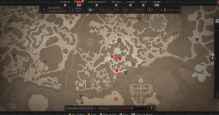 Diablo 4 - Ruins of Qara Yisu Infernal Spires Location