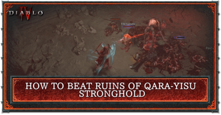 Diablo 4 - Ruins of Qara Yisu Stonghold Banner