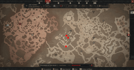 Diablo 4 - Temple of Rot Cannibal Champion Location