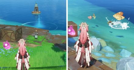 Genshin Impact -  Ornamental Fish Jump