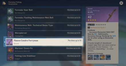 Genshin - How to Get Fleuve Cendre Ferryman