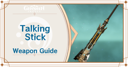 Genshin Impact - Talking Stick Claymore
