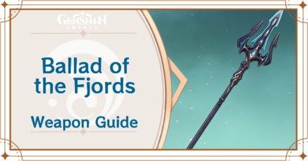 Genshin Impact - Ballad of the Fjords Polearm