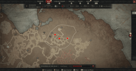 Diablo 4 - Moordain Lodge Missing Hunter Location
