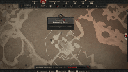 Diablo 4 - Omaths Redoubt Crumbling Hekma Dungeon