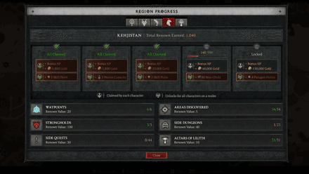 Diablo 4 - Alcarnus Renown Reward