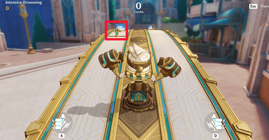 Genshin - Start Holding the Button on the Exclamation Mark