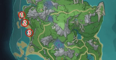 Genshin Impact - Efficacy Testing Simulation Area Day 2 Map