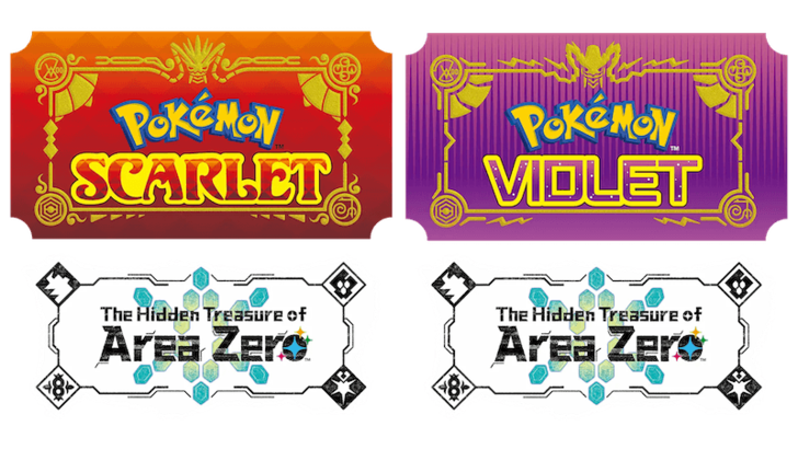 Pokémon Scarlet and Violet The Hidden Treasure of Area Zero Logo