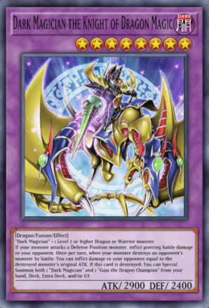 Dark Magician the Knight of Dragon Magic