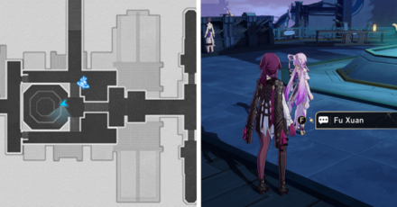 Star Rail - Xianzhou Characters - Fu Xuan Location