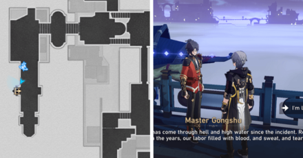 Star Rail - Xianzhou Characters - Master Gongshu Location