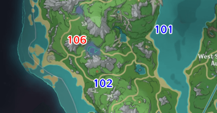 Genshin - Radiant Spincrystal Locations - Beryl Region