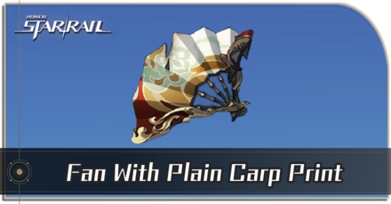 Honkai Star Rail - How to Get Fan With Plain Carp Print